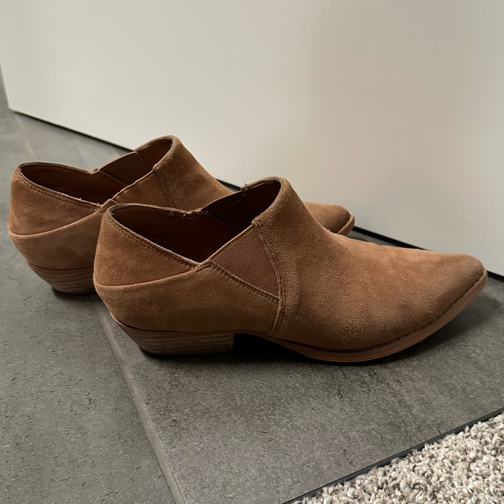 Steve Madden Leather Tan Booties - Picture 6 of 11